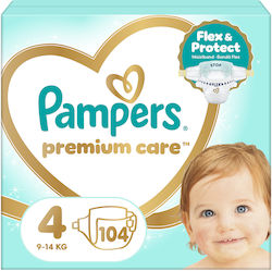 Pampers Premium Care № 4 за 8-14kgkg 104бр