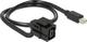 DeLock DisplayPort Cable Male - DisplayPort Female 0.50m Black
