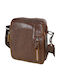 Shoulder bag AC 9088 leather Brown