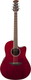 Ovation Semi-Acoustic Guitar Celebrity Standard Mid Depth Cutaway Red