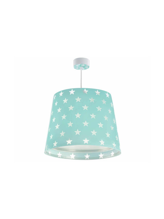 Ango Stars Single Bulb Kids Lighting Pendant of Plastic 23W with Drive Size E27 In Green Colour