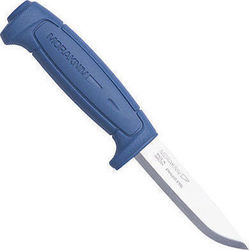 Morakniv Basic 546 Messer Blau mit Klinge aus Rostfreier Stahl in Scheide