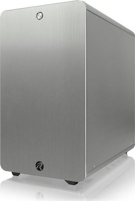 Raijintek Thetis Midi Tower Computer Case with Window Panel Silver