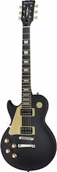 Harley Benton SC-400LH SBK Classic Series Left - Hand Ηλεκτρική Κιθάρα Single Cut με Θήκη Μαύρη