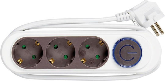 VK Lighting Inteligent Bandă de alimentare 3 Prize cu Comutator