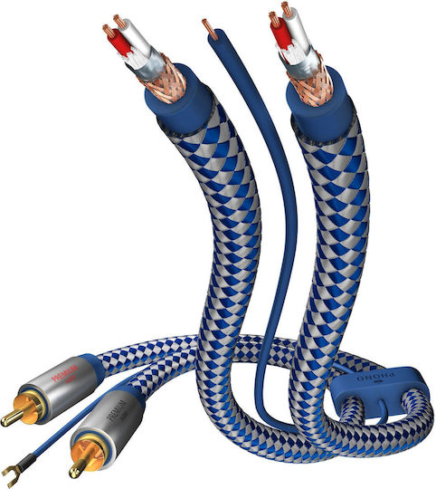 Inakustik Cable RCA male - RCA male 0.75m 00405107