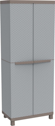 Double Door Plastic JRattan 68x37.5x170cm 268