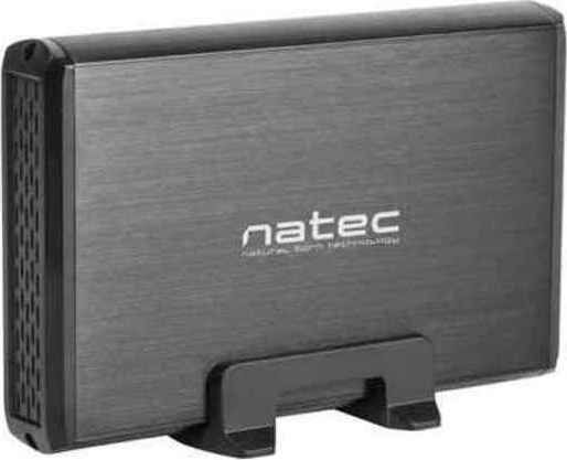 Natec Rhino USB 3.0 Hard Drive Case 3.5" SATA III with connection USB 3.0 in Schwarz color