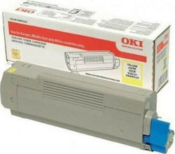 OKI 46490605 Toner Laser Printer Yellow High Capacity 6000 Pages