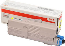 OKI 46490401 Toner Laser Printer Yellow 1500 Pages