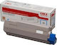 OKI 46471103 Toner Laserdrucker Cyan Hohe Kapaz...