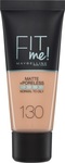 Maybelline Fit Me Matte + Poreless Течен грим 130 Buff Beige 30мл