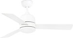 Faro Barcelona Oboe 33610 Ceiling Fan 106cm with Remote Control White