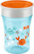 Nuk Baby Cup Magic Cup made of Plastic Blue 250ml for 8m+m+