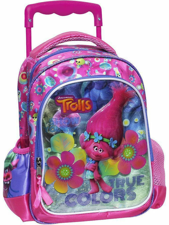 Gim Trolley Trolls Girls Schulranzen Trolley Kindergarten Mehrfarbig