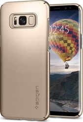 Spigen Thin Fit Plastic Back Cover Gold (Galaxy S8)