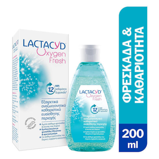 Lactacyd Oxygen Fresh Gel für Sanfte Reinigung des Intimbereichs 200 ml