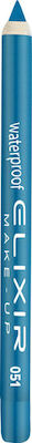 Elixir Waterproof Eye Pencil Водоустойчив Очен молив 051 Shiny Turquoise