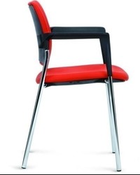 Кресло Гост Dream DR6051B с Механизъм за Отпускане в Червен Цвят 59x50x81см 1бр