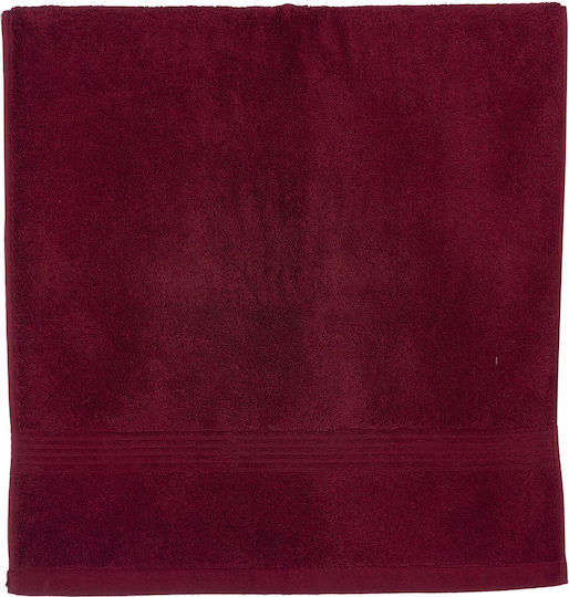 Nef-Nef Homeware Facecloth Aegean 50x100cm Bordo Weight 500gr/m²
