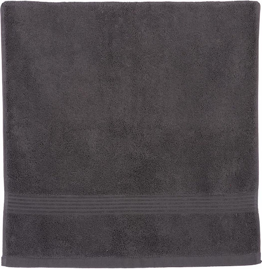 Nef-Nef Homeware Facecloth Aegean 50x100cm Anthracite Weight 500gr/m²