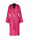 Nef-Nef Homeware Traffic Women's Hooded Bathrobe Fuchsia 360gr/m²