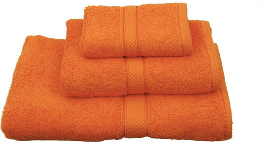 Viopros Prosop De Mână Classic 30x50cm Portocaliu Greutate 480gsm
