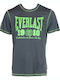 Everlast EVR8850 Αθλητικό Ανδρικό T-shirt Γκρι Με Λογότυπο