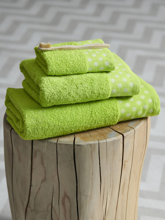 Palamaiki Bath Towel Dots 70x140cm Lime