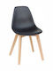 Loft Plus Kitchen Polypropylene Chair Black 46x55x81cm