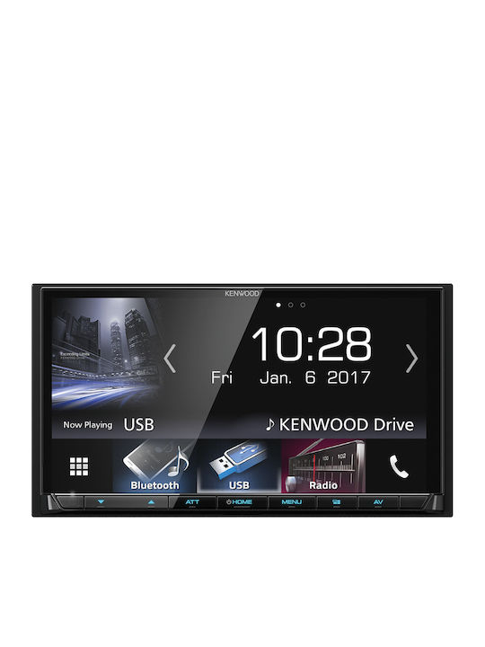 Kenwood Car-Audiosystem 2DIN (Bluetooth/USB) mit Touchscreen 7"