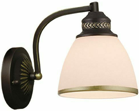 Viokef Clair Classic Lamp Wall with Socket E27 Brown 13.5x13.5x200cm