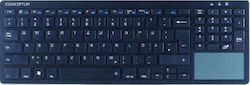 Conceptum KBW02 Fără fir Tastatură cu touchpad UK