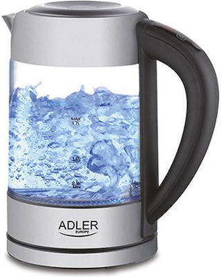 Adler Kettle 1.7lt 2200W Silver