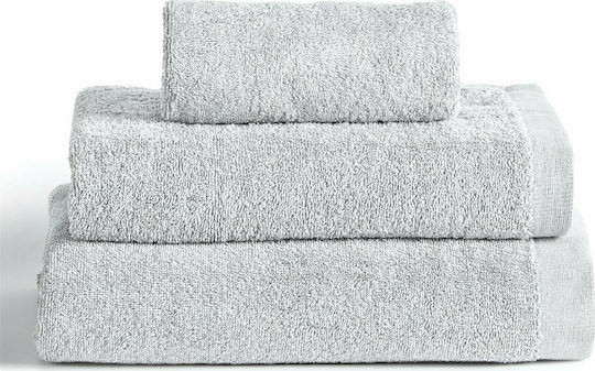 Kentia Facecloth Brand 50x100cm Silver Weight 600gr/m²