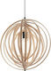 Ideal Lux Disco SP1 Pendant Light Single-Light for Socket E27 Brown