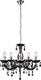 Globo Lighting Chandelier Candlestick 6xE14 Black 63110-5