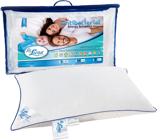 La Luna The Antibacterial Allergy Free Бял 50x70бр La Luna The Antibacterial Allergy Free Бял 50x70бр