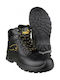 PUMA Borneo Wasserdicht Stiefel Sicherheit Schwarz S3 mit Zertifizierung HRO,SRC