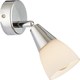 Globo Lighting Tadeus Single Spot with Socket E14 in Silver Color