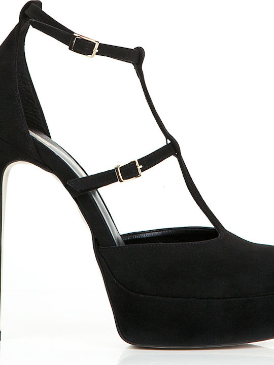 Sante Black Heels 94-501-01