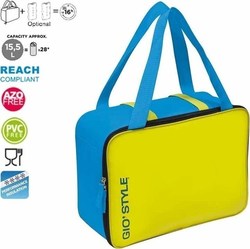 GioStyle Insulated Bag Lime Coolbag Blue/Yellow 15.5 liters