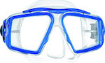 Mares Silicone Diving Mask Opera Clear Frame Διάφανο Blue