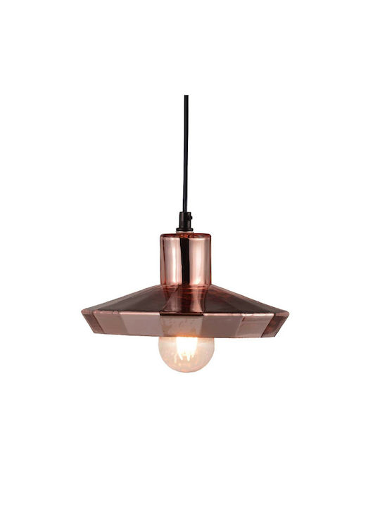 Aca Pendant Light Single-Light for Socket E27 Bronze KS174522PC