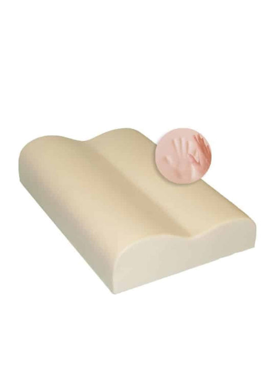 Amve 13539 Visco Elastic Μαξιλάρι Ύπνου Memory Foam Ανατομικό 34x51x8cm