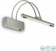 Ideal Lux Bow Ap36 Μοντέρνο Φωτιστικό Πίνακα με Ενσωματωμένο LED και Θερμό Λευκό Φως Ασημί 26x23x18εκ.