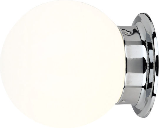 Aca Capri Modern Lamp Wall with Socket E27 White 15x17cm
