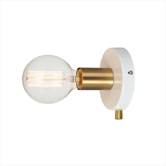 Aca Joy Classic Lamp Wall with Socket E27 White 12x8.5cm