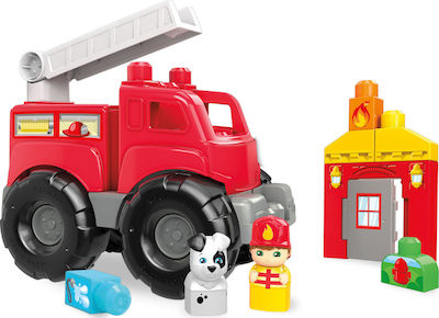 Mega Bloks Τουβλάκια Fire Truck Rescue για 1 - 5 Ετών 10τμχ