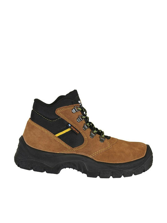 Stenso Atletic Ankle Boots Safety Brown S1 with Certification AN